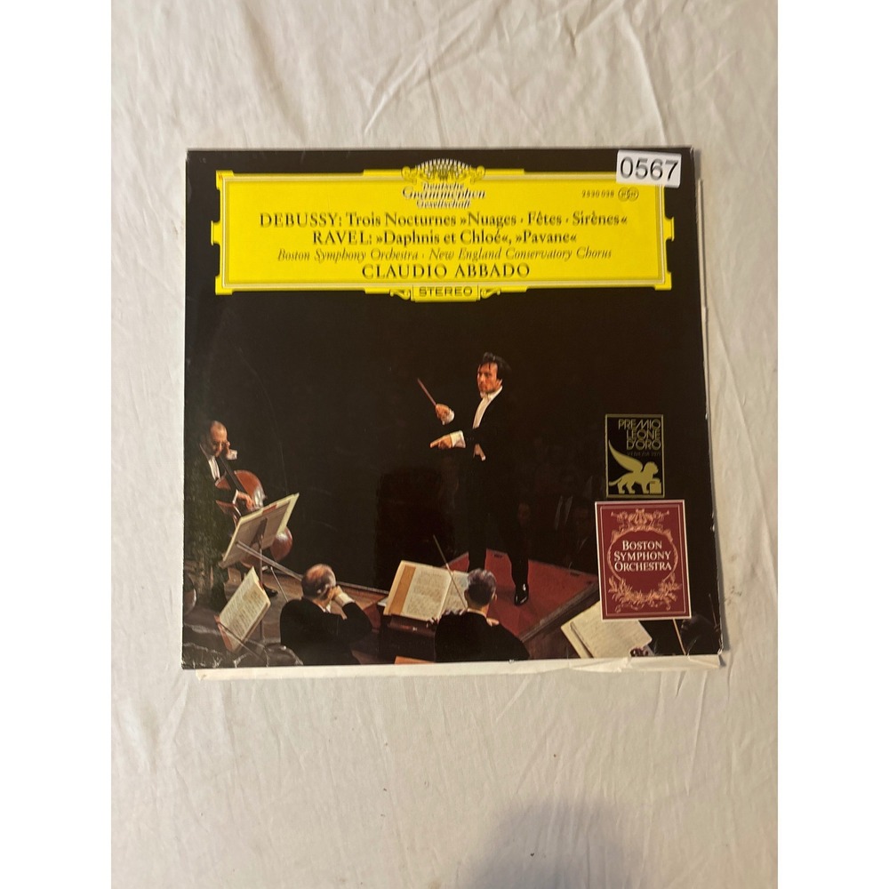 Deutsche Grammophon Debussy Ravel Abbado BSO Vinyl 12" Black Good 2530 038 LP